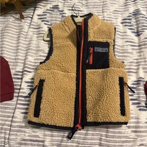 Vineyard Vines Navy and Red Fleece Jacket